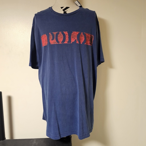 Ralph Lauren Polo Distressed T Shirt Navy Blue/Red Men's 2XLT NWT - Picture 1 of 9